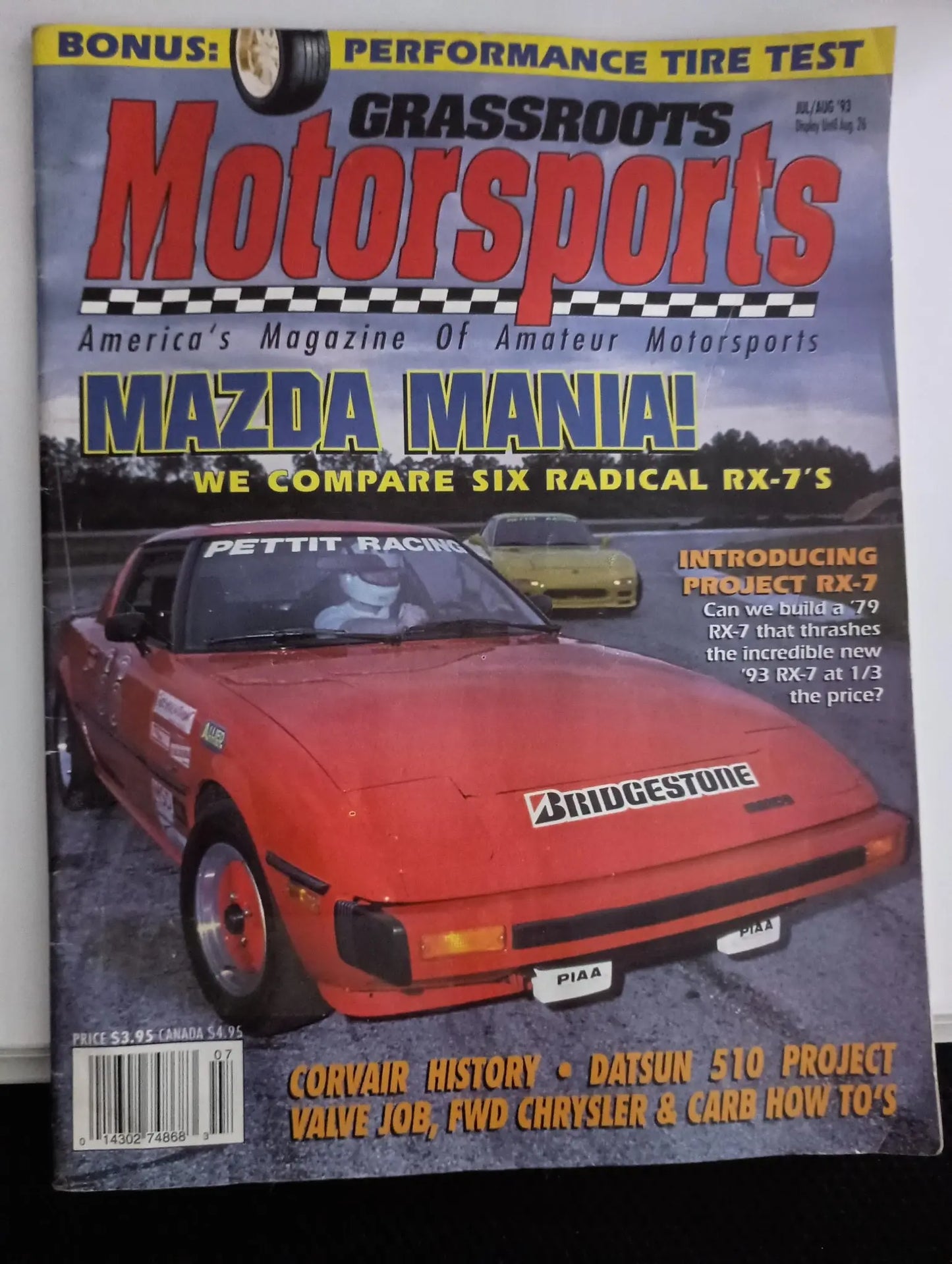 Turbocharges 1979Mazda RX-75 speed Pettit Racing