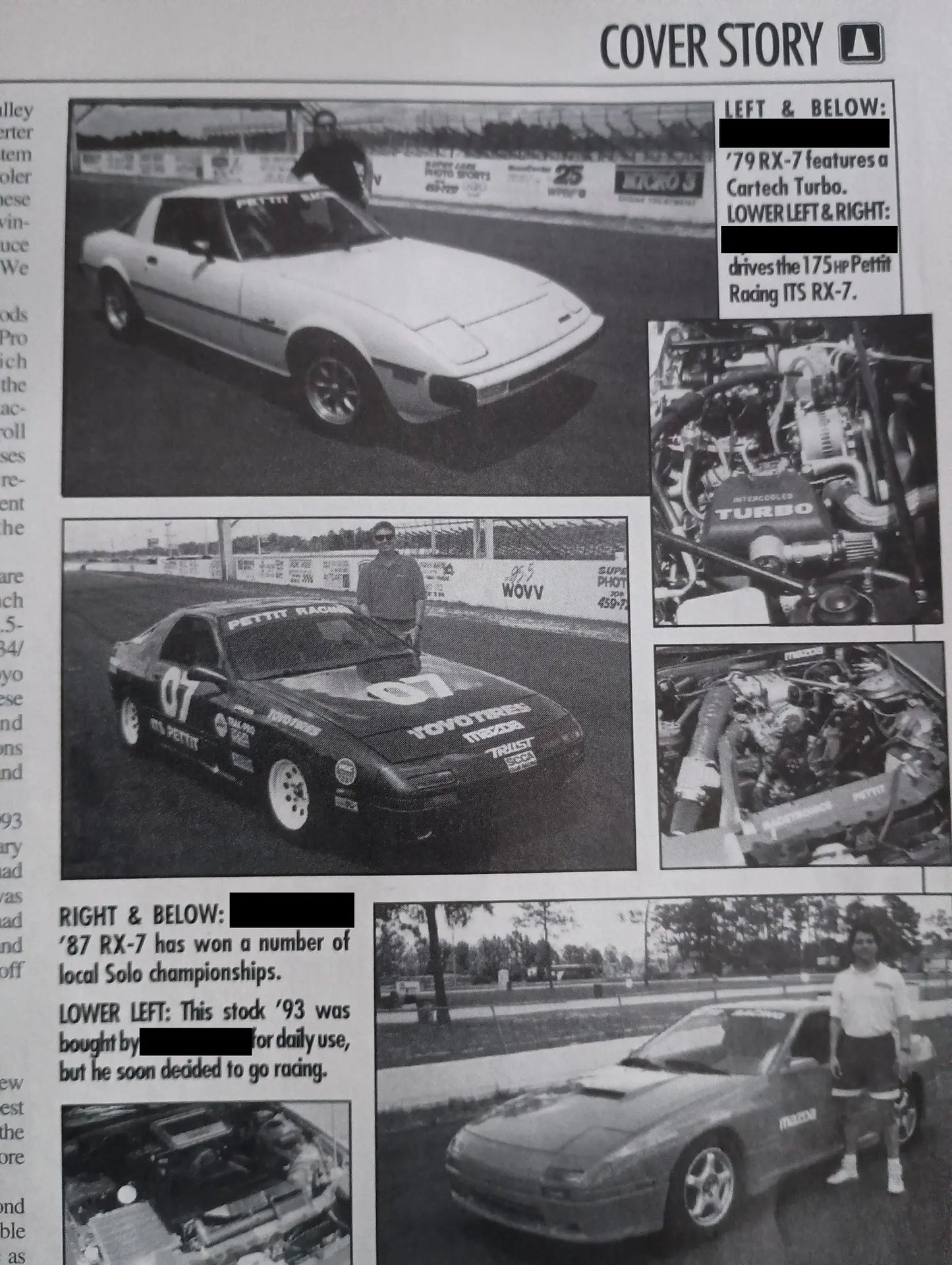 Turbocharges 1979Mazda RX-75 speed Pettit Racing